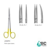 قیچی جراحی پلاستیک با لبه تنگستن کارباید جوزف(JOSEPH)