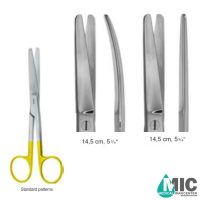 قیچی جراحی با لبه تنگستن کارباید دو سر کند