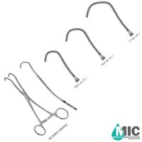 کلمپ آناستوموز آتروماتیک با دندانه دیباکی-درا(DE BAKEY-DERRA)