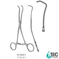 کلمپ آناستوموز آتروماتیک با دندانه دیباکی 17 سانت