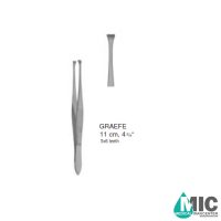 پنست بافت گرافی دندانه دار 6*5 سایز 11 سانتیمتر