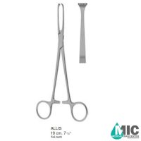 پنس روده و بافت آلیس دندانه دار 6*5 ، سایز 19 سانتیمتر