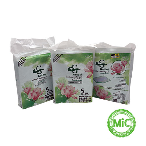 زیر انداز بیمار گلدل